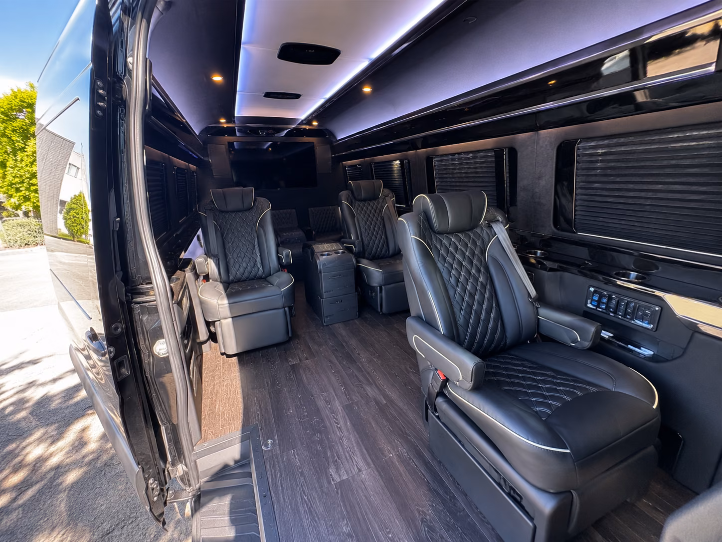 danville corporate event transportation onboard seating