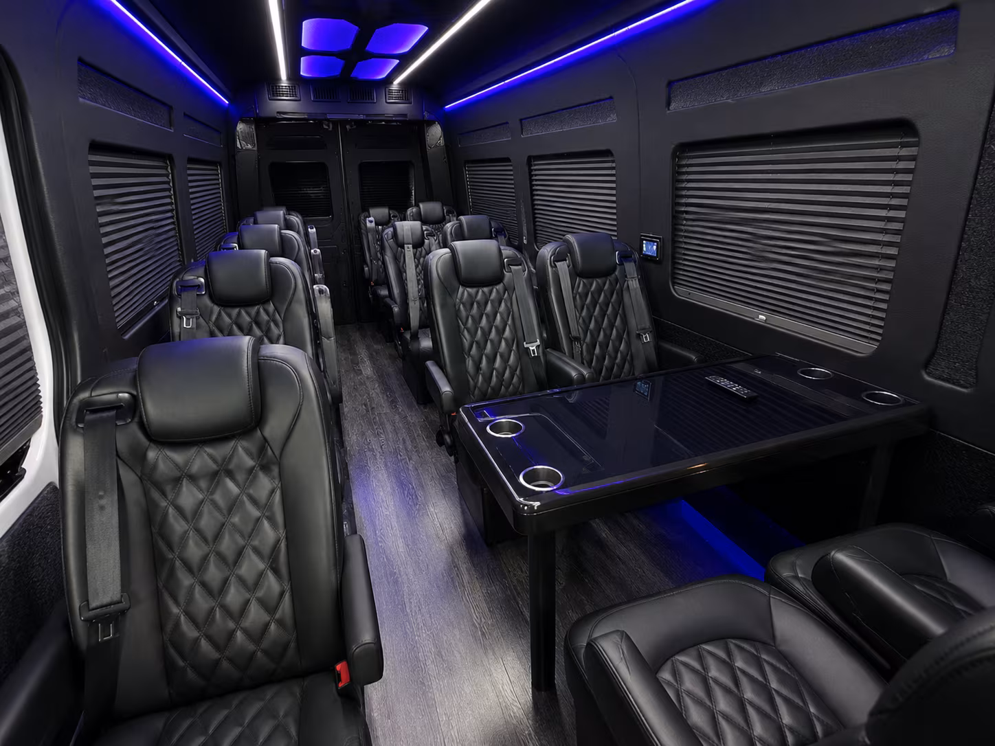 danville long distance transportation onboard seating