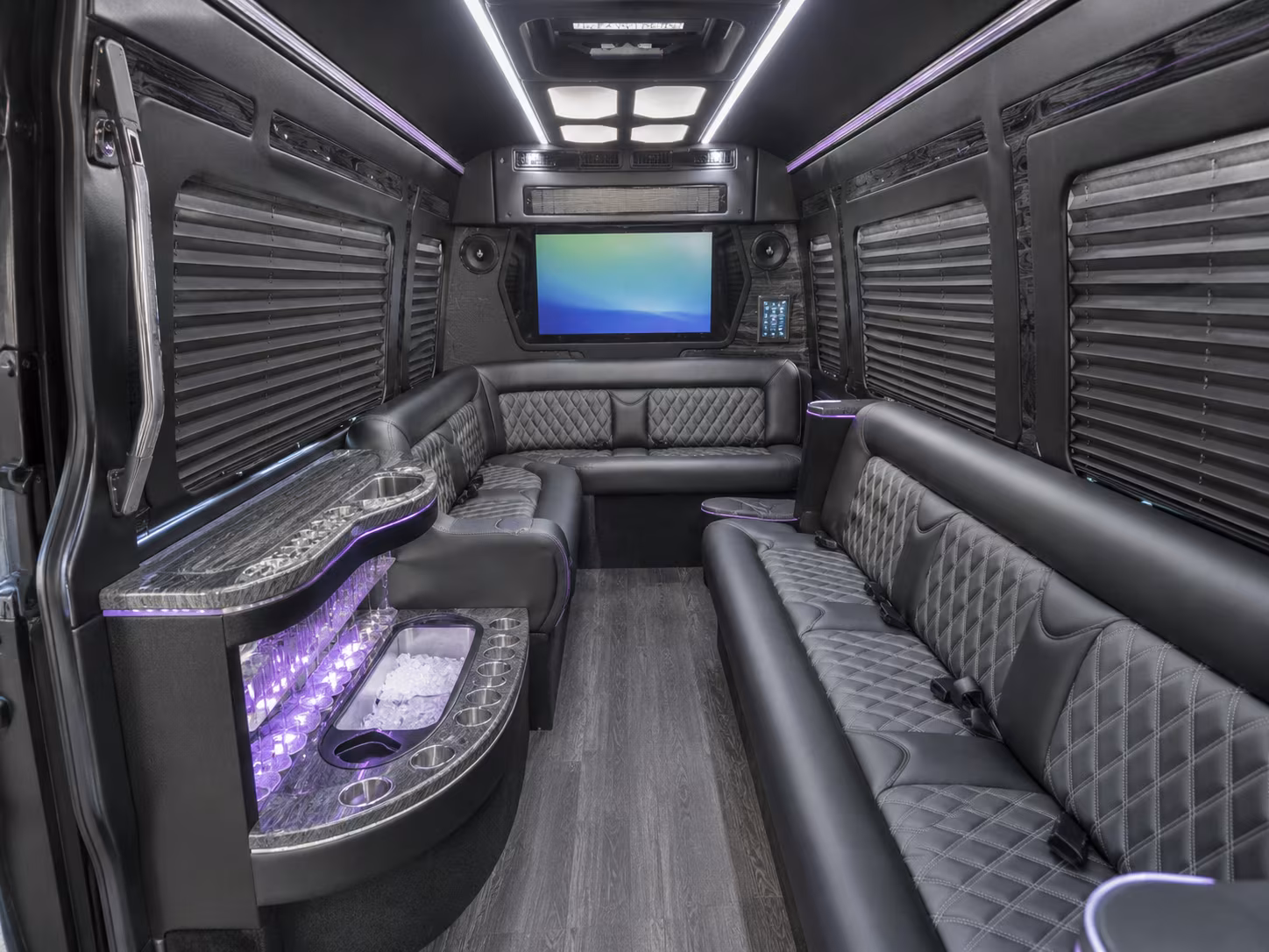 danville wedding transportation onboard seating