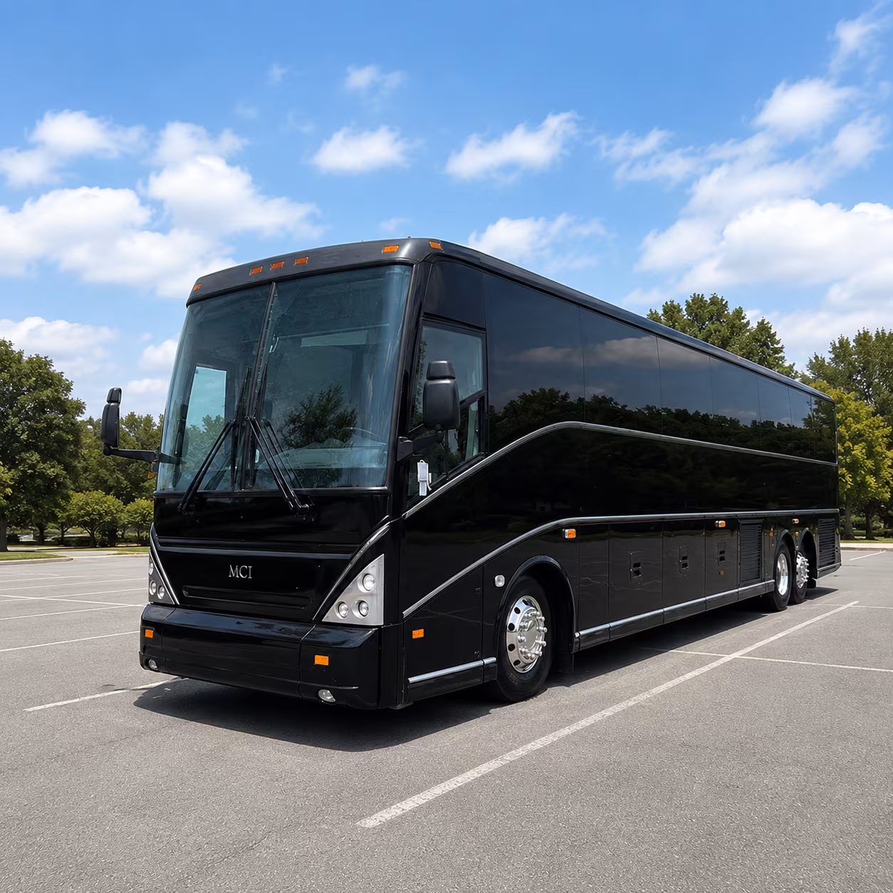 oakley charter bus rentals for airport transfers