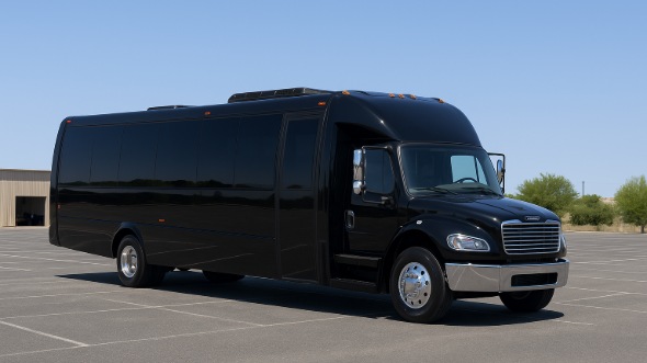 Exterior of Charter Bus Company Fremont's 15 Passenger Minibus in Fremont