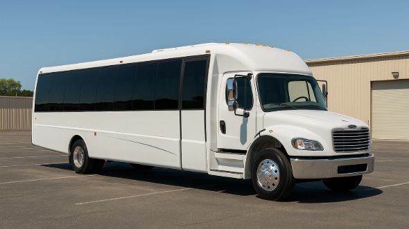 Exterior of Charter Bus Company Antioch's 20 Passenger Mini bus in Antioch
