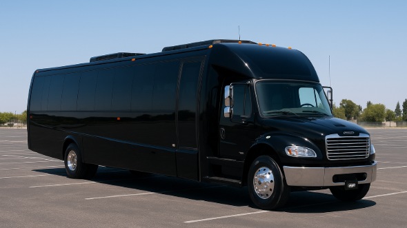 Exterior of Charter Bus Company Fremont's 35 Passenger Minibus in Fremont
