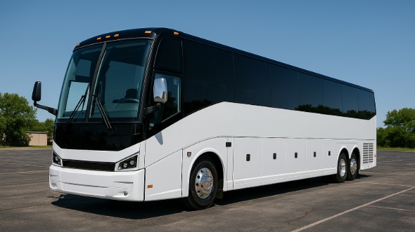Exterior of Charter Bus Company Dublin's 56 Passenger Charter Bus in Dublin