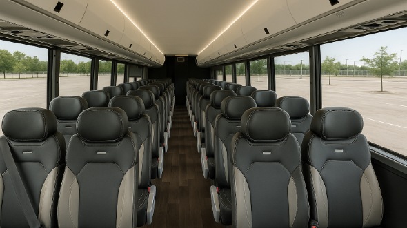 danville 20 passenger minibus inside