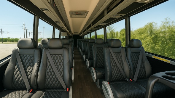 danville 30 passenger minibus inside