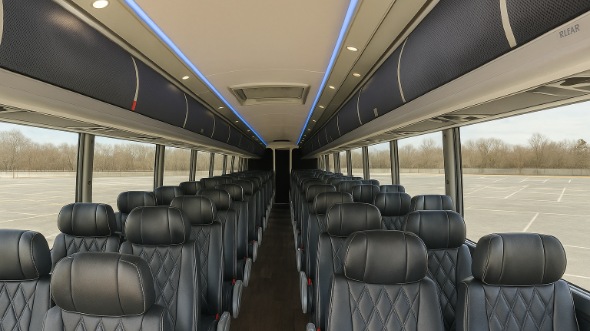danville 56 passenger charter bus rental