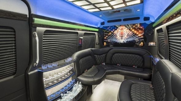 danville sprinter limo rental inside